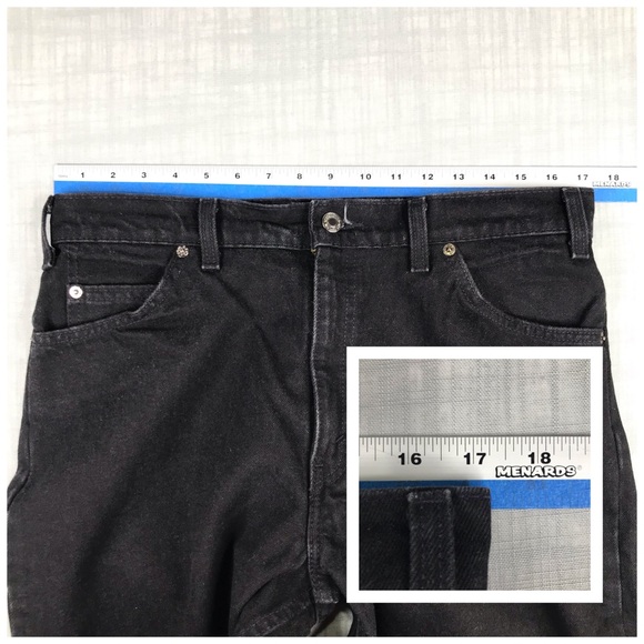 Vintage 90s Levi's Mens 34x34 560 Black Jeans - Picture 10 of 14
